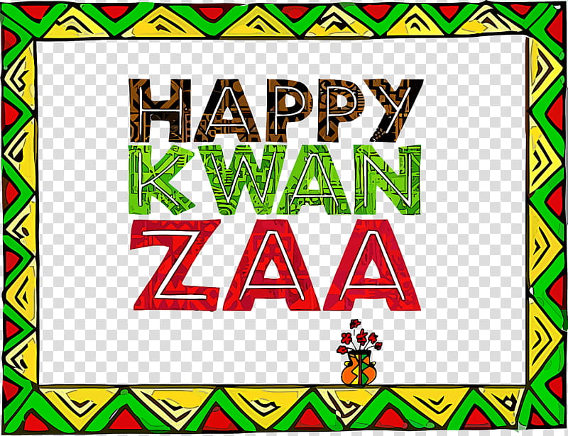 Kwanzaa Happy Kwanzaa, Green, Text, Rectangle, Visual Arts transparent background PNG clipart