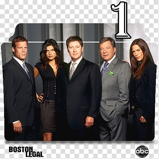 Boston Legal series and season folder icons, Boston Legal S ( transparent background PNG clipart