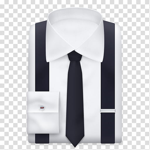 Executive, black necktie, dress shier, and black suspender illustration transparent background PNG clipart