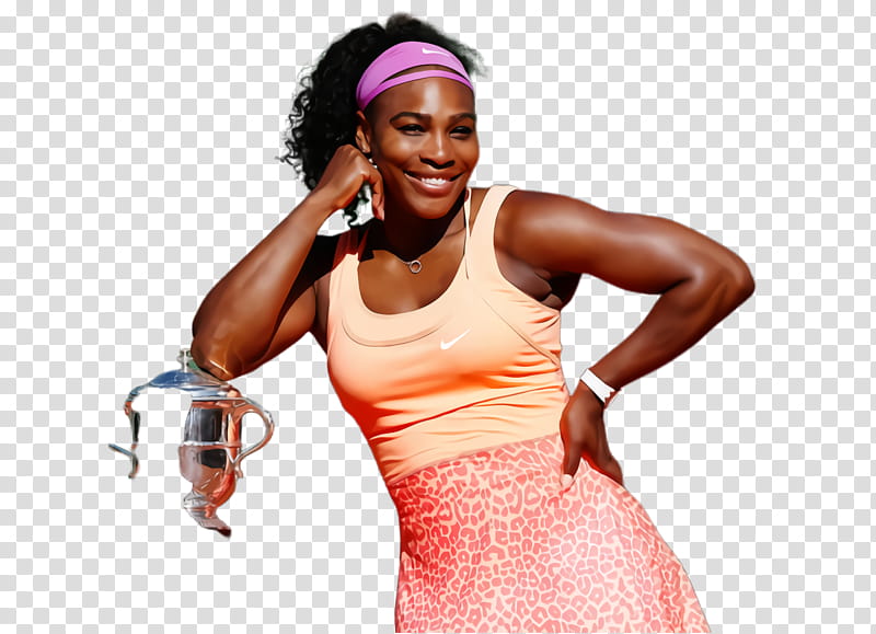 Exercise, Serena Williams, Tennis Player, Shoulder, Headgear, Muscle, Sportswear transparent background PNG clipart
