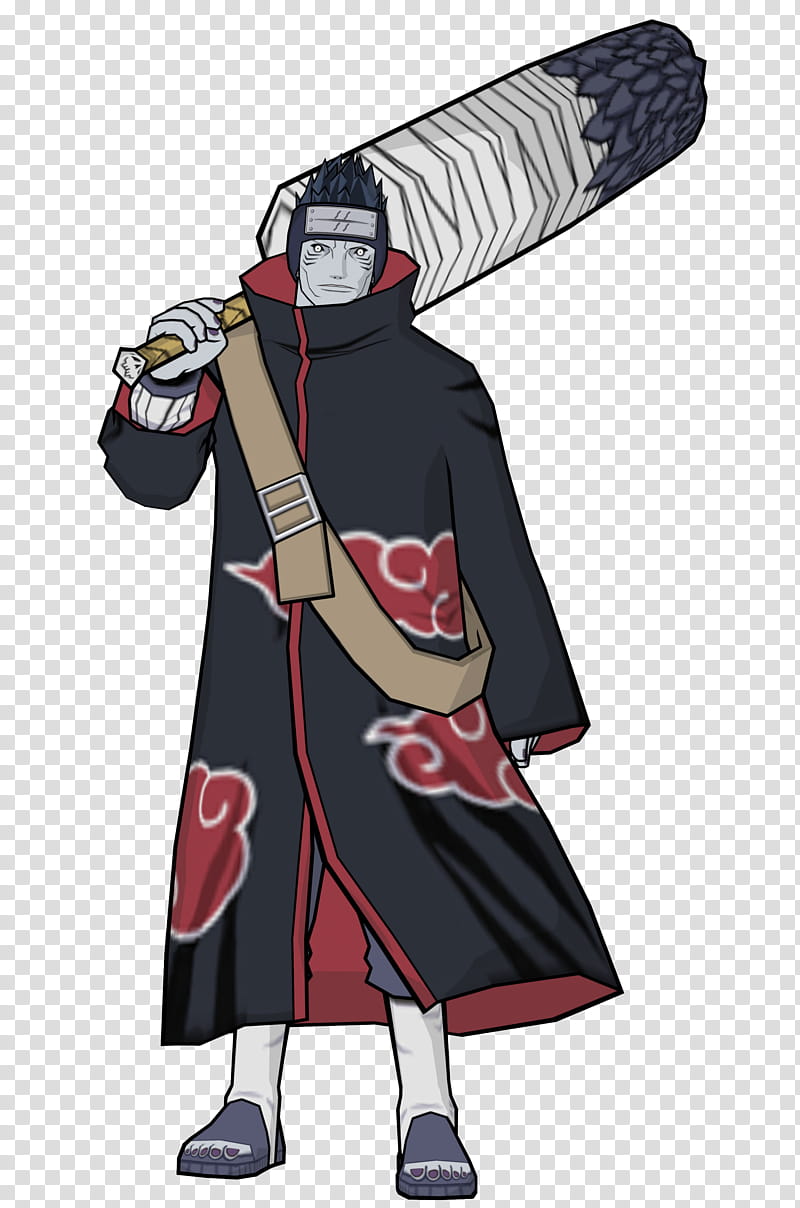 Kisame, Naruto male ninja character transparent background PNG clipart