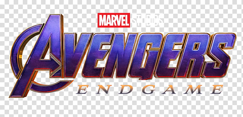 Avengers Endgame  logo, Marvel Avengers Endgame texts transparent background PNG clipart
