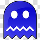 Pac Man Dock Icons, Afraid Ghost transparent background PNG clipart