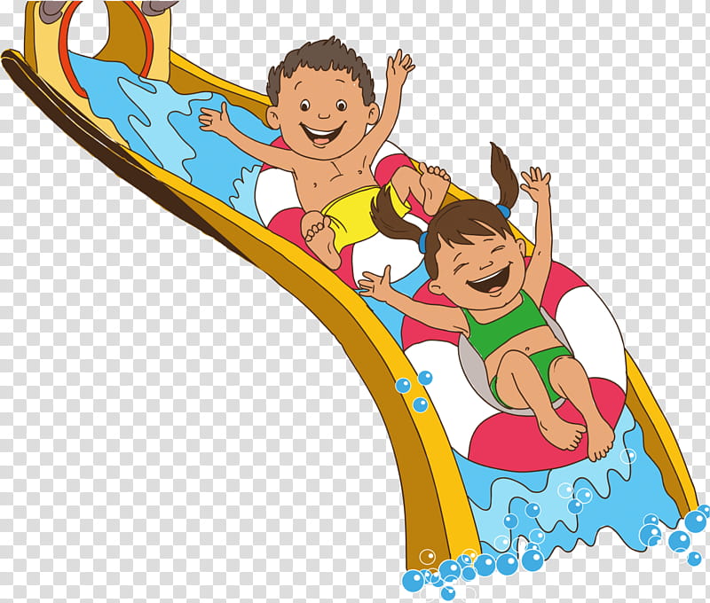 Playground, Cartoon, Drawing, Water, Animation, Pool Water Slides,  Character, Entertainment transparent background PNG clipart | HiClipart