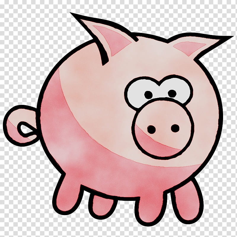 Pig, Cartoon, Animal, Snout, Gulpjs, Pink M, Suidae, Nose transparent background PNG clipart