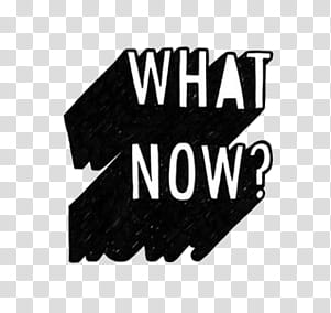 , what now? text transparent background PNG clipart