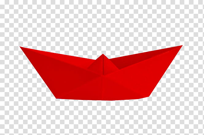 six  red s, red paper boat transparent background PNG clipart