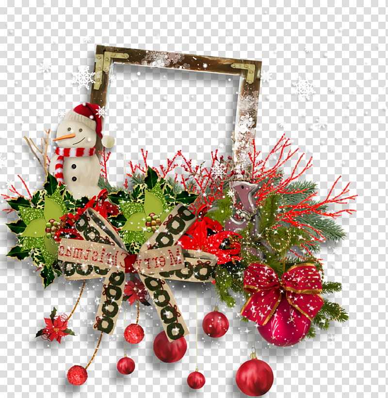 Christmas frame Christmas border Christmas decor, Christmas , Christmas Decoration, Holly, Christmas Ornament, Plant, Tree, Interior Design transparent background PNG clipart