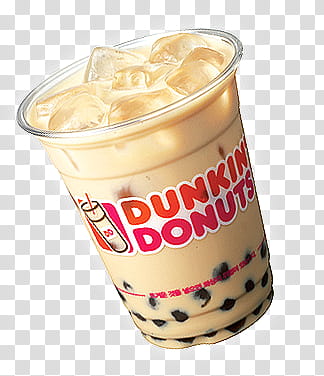 Dunkin Donuts beverage cup transparent background PNG clipart