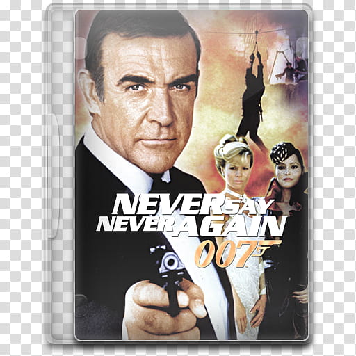 Movie Icon Mega , Never Say Never Again, Never Say Never Again  CD case transparent background PNG clipart