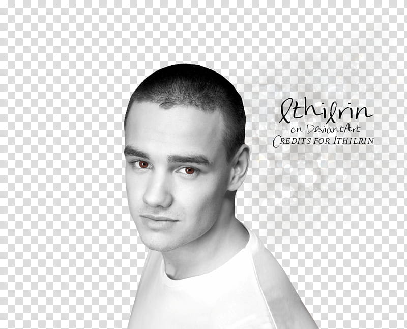 Our Moment shoot One Direction, grayscale of man in side view transparent background PNG clipart