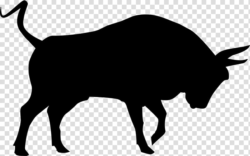 bull bovine cow-goat family snout working animal, Cowgoat Family, Silhouette, Ox transparent background PNG clipart