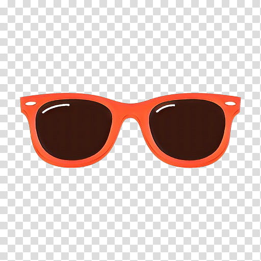 Glasses, Cartoon, Eyewear, Sunglasses, Orange, Red, Personal Protective Equipment, Goggles transparent background PNG clipart
