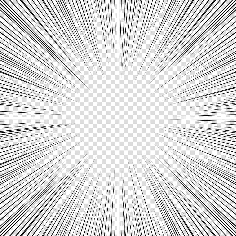 screentones action lines , black lines with sun rays drawing transparent background PNG clipart