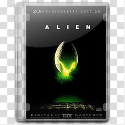 DVD  Alien, Alien  icon transparent background PNG clipart