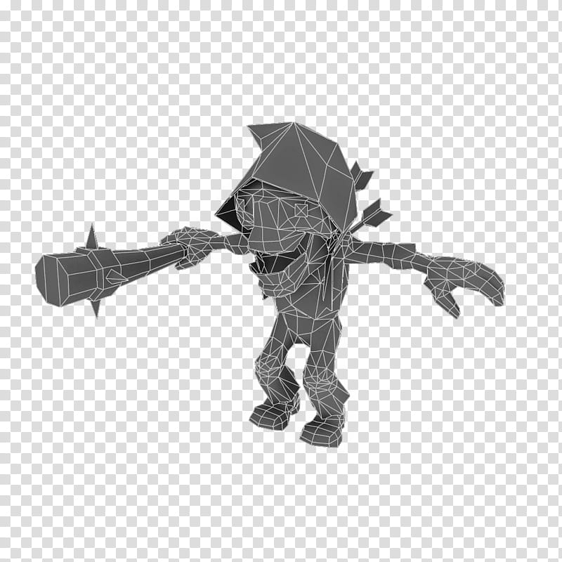 Zombie, Low Poly, 3D Computer Graphics, Monster, Character, Video Games, FBX, Model transparent background PNG clipart