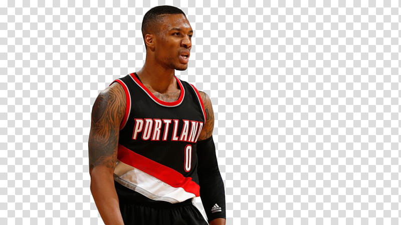 Damian Lillard angry transparent background PNG clipart