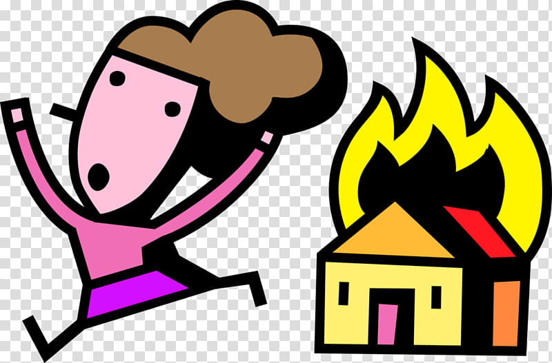 Cartoon Fire, House, Drawing, Cartoon, Pink, Line, Smile, Line Art transparent background PNG clipart