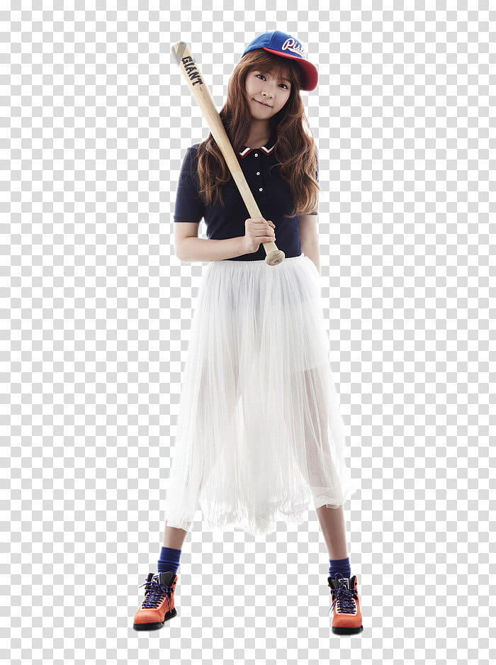 Watchers Special, standing woman holding baseball bat transparent background PNG clipart