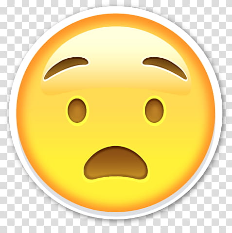 Emoji faces, shock emoji transparent background PNG clipart