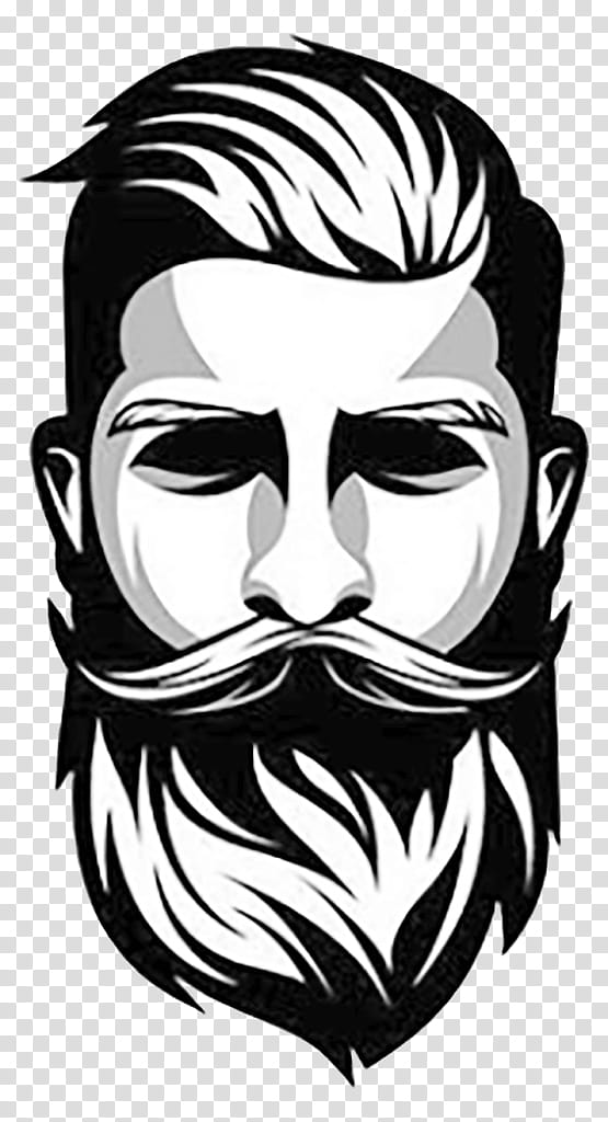 Beard Logo, Barber, Moustache, Hairstyle, Man, Face, Head, Facial Hair  transparent background PNG clipart | HiClipart