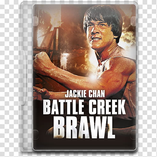 Movie Icon Mega , Battle Creek Brawl, Battle Creek Brawl Jackie Chan DVD case transparent background PNG clipart