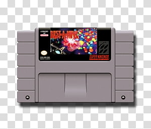 SNES Roms Cartridge Icons , SNES, Busta Move transparent