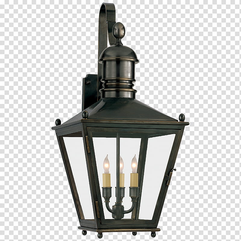 Street Lamp, Light, Lantern, Visual Comfort, Lighting, Visual Comfort Cho E F Chapman Sussex 3 Light, 3 Light, 1 Light transparent background PNG clipart