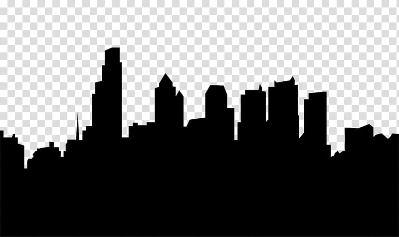 City Skyline Silhouette, Factory, Oil Refinery, Philadelphia, Industry, Manufacturing, Cityscape, Black transparent background PNG clipart