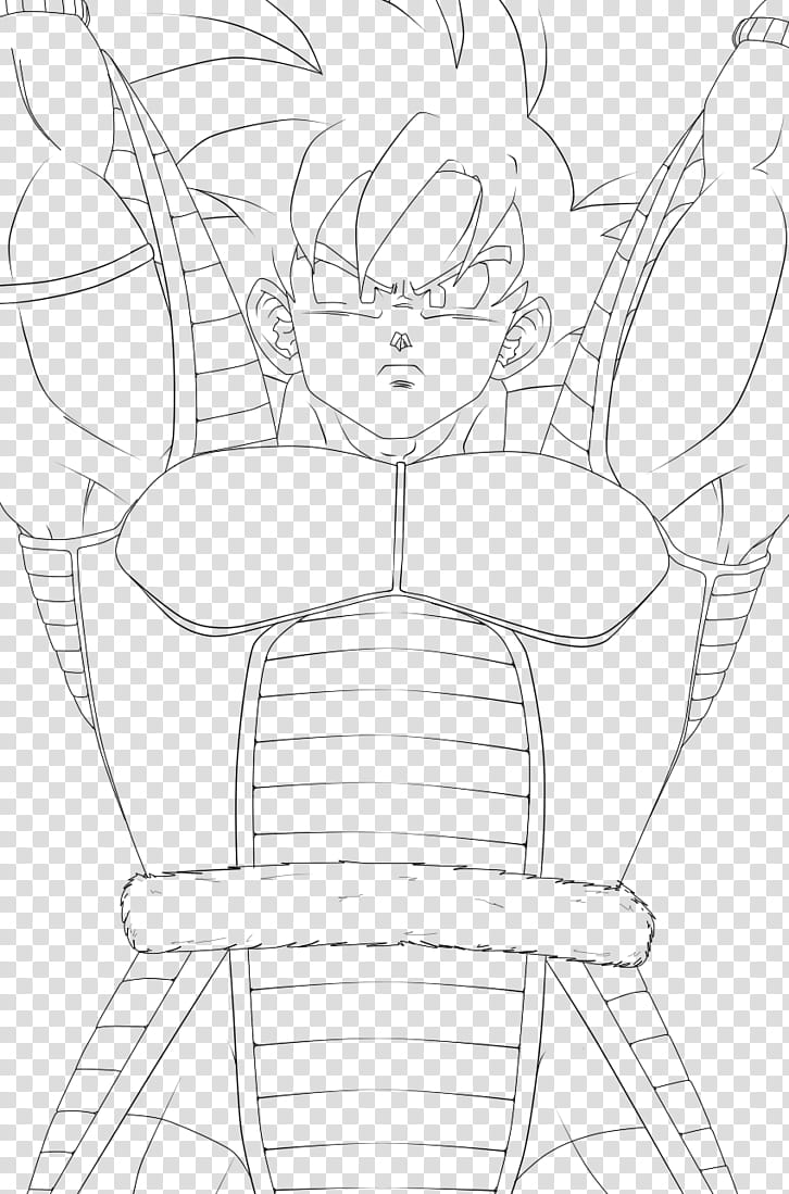 Kakarrotto genkidama, Son Goku portrait sketch transparent background PNG clipart