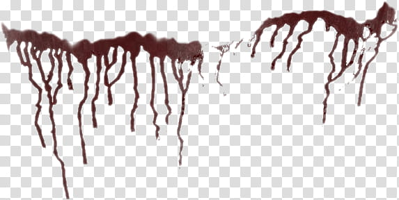 HALLOWEEN O, blood stain transparent background PNG clipart