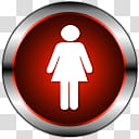 PrimaryCons Red, female logo transparent background PNG clipart