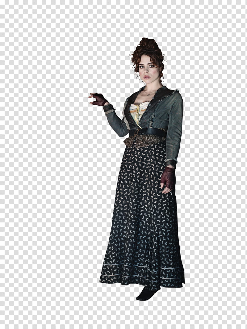 Penny Dreadful , woman wearing long-sleeved dress transparent background PNG clipart