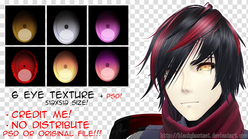 [MMD] Eye Texture [DL] transparent background PNG clipart