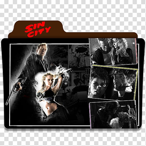 S Movie MEGA Folder Icon pack, sincity transparent background PNG clipart