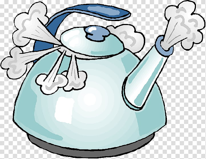 cooking pot with steam clip art