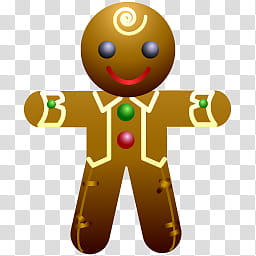 M CH, Gingerbread man transparent background PNG clipart