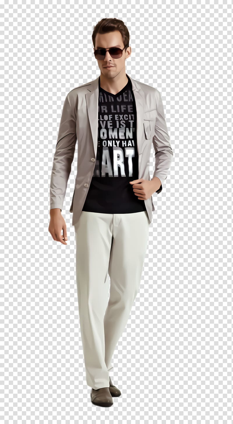 clothing white blazer outerwear suit, Jacket, Sweatpant, Sportswear, Trousers, Sleeve transparent background PNG clipart
