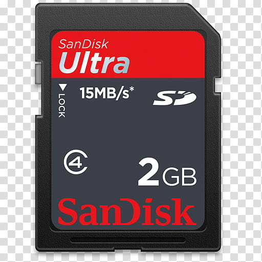 SanDisk SD Card GB, SanDisk_SD_GB transparent background PNG clipart