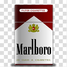 Icons Cigarettes mac and win, marlboro transparent background PNG clipart