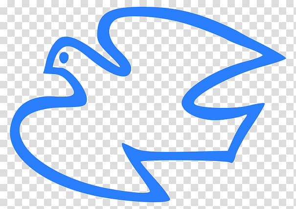 Dove Logo, Pigeons And Doves, Rock Dove, Homing Pigeon, Peace Symbols, Olive Branch, Line Art, Blue transparent background PNG clipart