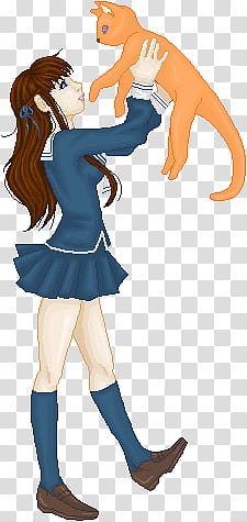 Tohru and Kyo transparent background PNG clipart