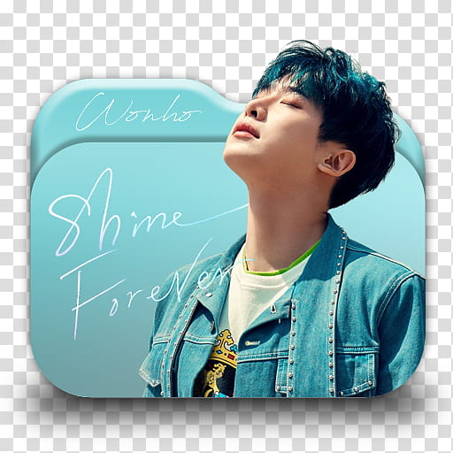 Monsta X Shine Forever Folder Icons, Wonho transparent background PNG clipart