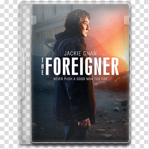 Movie Icon , The Foreigner, The Foreigner DVD case transparent background PNG clipart