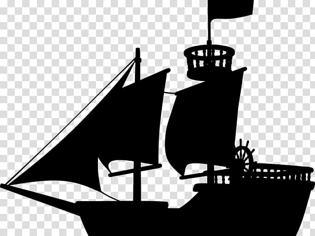 vehicle ship watercraft boat black-and-white, Blackandwhite, Sail, Sailboat transparent background PNG clipart