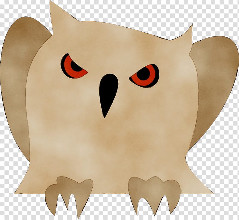 Watercolor Animal, Paint, Wet Ink, Owl, Bird, Snowy Owl, Cartoon, Beak transparent background PNG clipart