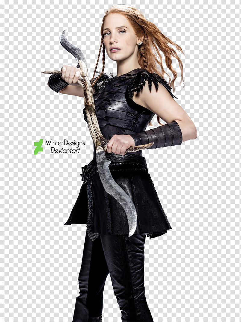Jessica Chastain TheWarrior transparent background PNG clipart