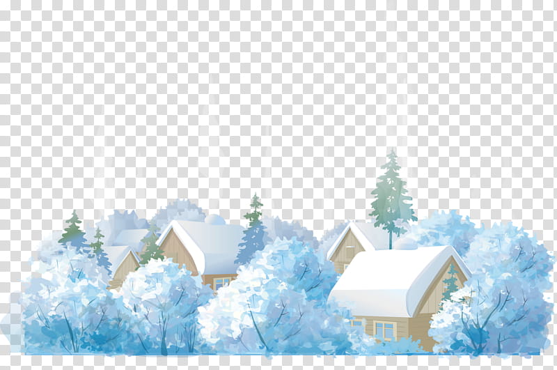 Christmas Tree Snow, Winter
, Daxue, Solar Term, House, Room, Christmas Day, Building transparent background PNG clipart