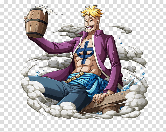 MARCO ST DIVISION COMMANDER OF WHITEBEARD PIRATES, One Piece character illustration transparent background PNG clipart