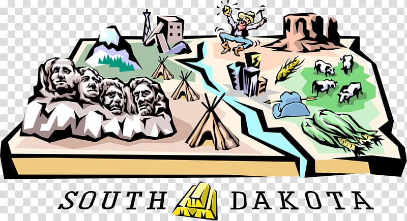 Map, South Dakota, North Dakota, Windows Metafile, Area, Line, Recreation transparent background PNG clipart